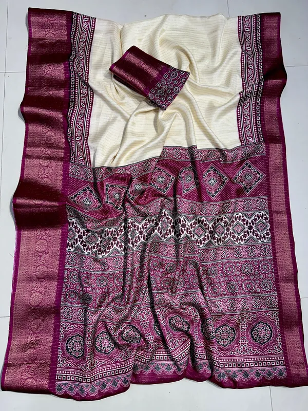 TRADITIONAL_WINE_COLOR_WITH_BEAUTIFULL_GOLDEN_WEVING_SAREE_WITH_LESS_BORDER