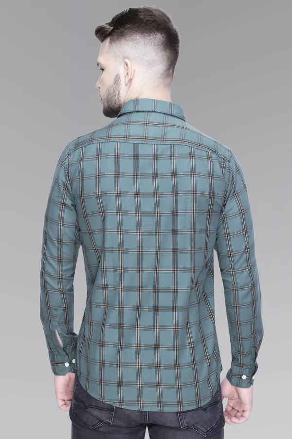 Teal_Cotton_Checks_Slim_Fit_Full_Sleeve_Shirt_For_Men