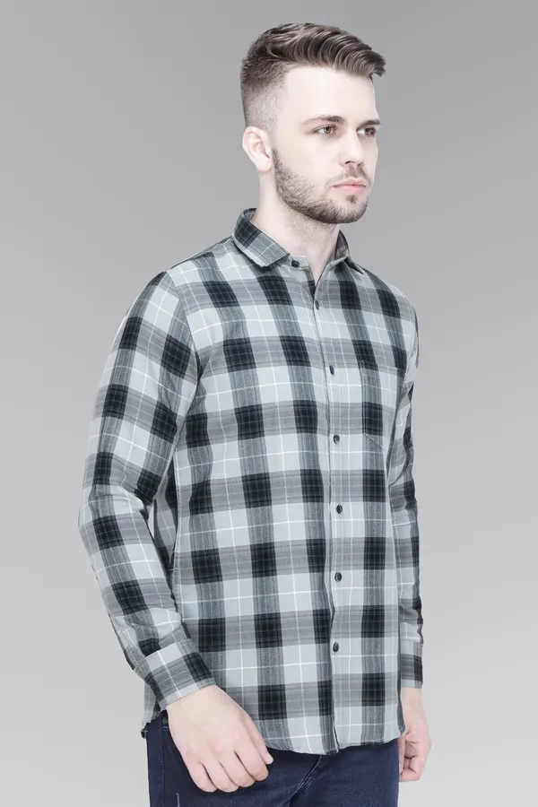 Grey_Cotton_Checks_Slim_Fit_Full_Sleeve_Shirt_For_Men