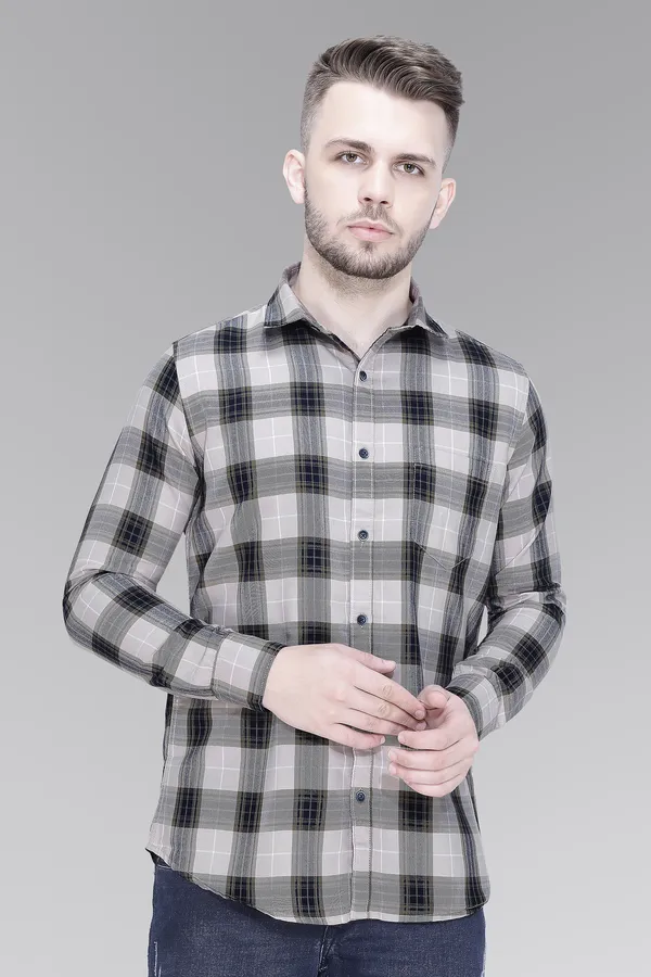 Grey_Cotton_Checks_Slim_Fit_Full_Sleeve_Shirt_For_Men