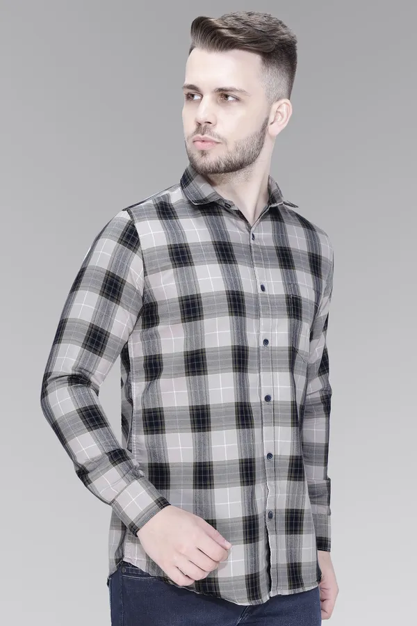 Grey_Cotton_Checks_Slim_Fit_Full_Sleeve_Shirt_For_Men