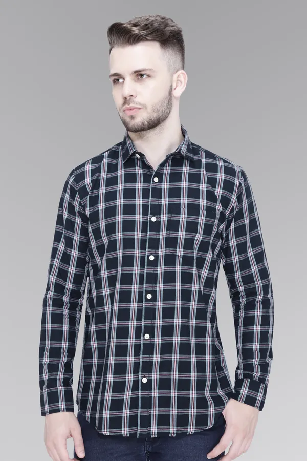 Navy_Cotton_Checks_Slim_Fit_Full_Sleeve_Shirt_For_Men