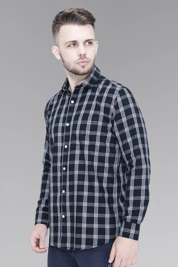 Navy_Cotton_Checks_Slim_Fit_Full_Sleeve_Shirt_For_Men
