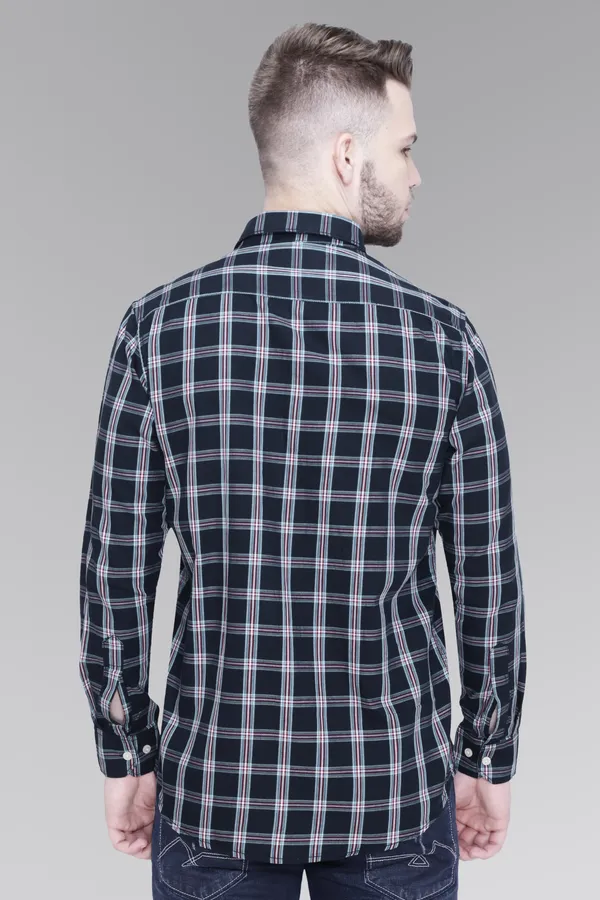 Navy_Cotton_Checks_Slim_Fit_Full_Sleeve_Shirt_For_Men