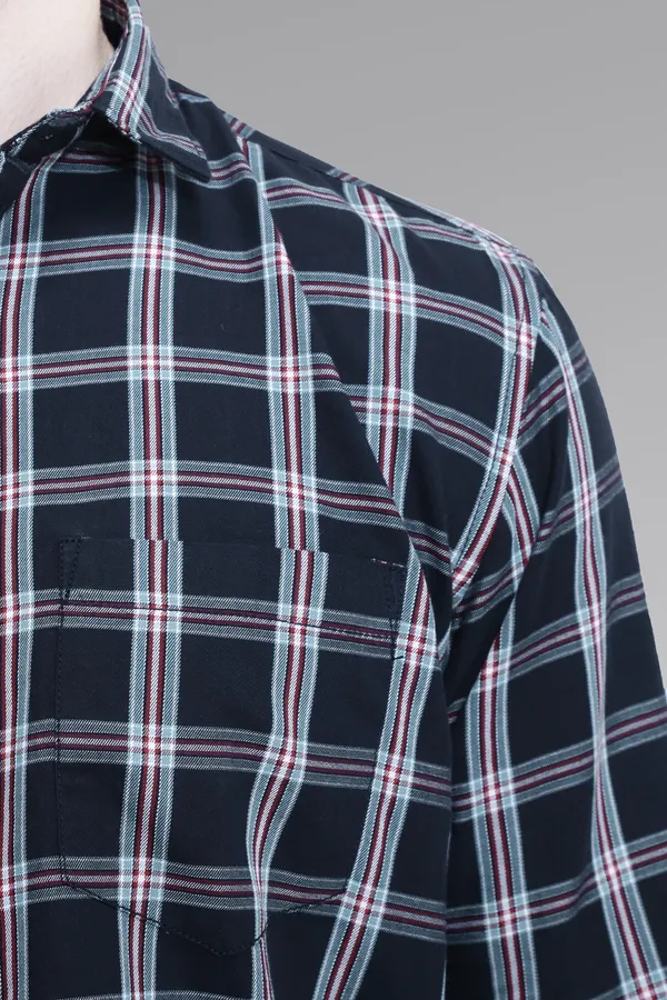 Navy_Cotton_Checks_Slim_Fit_Full_Sleeve_Shirt_For_Men