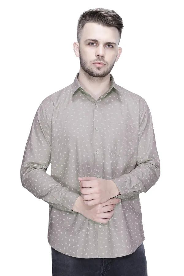 Grey_Cotton_Leaf_Slim_Fit_Full_Sleeve_Shirt_For_Men
