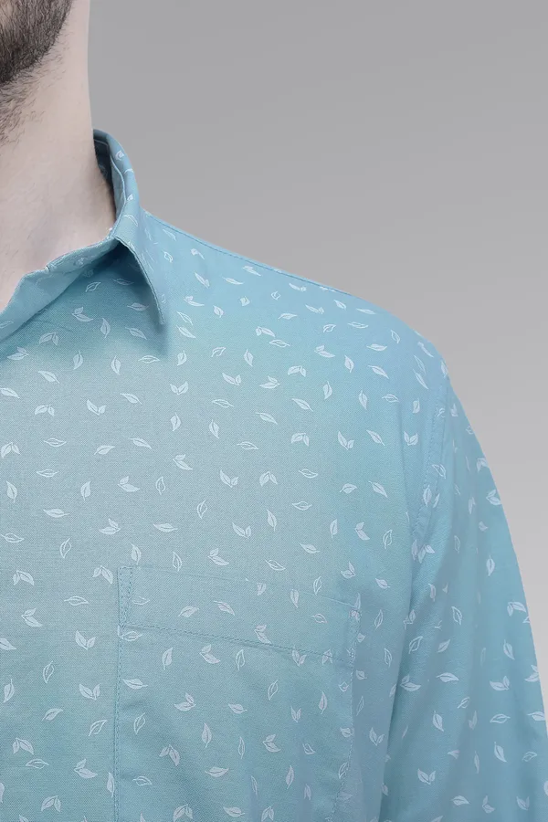 Blue_Cotton_Leaf_Regular_Fit_Full_Sleeve_Shirt_For_Men