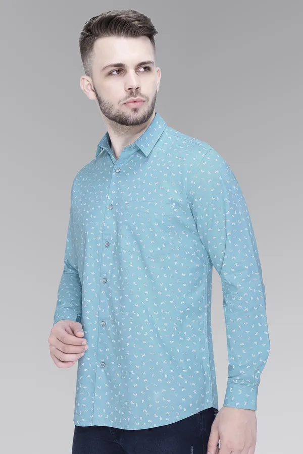 Blue_Cotton_Leaf_Regular_Fit_Full_Sleeve_Shirt_For_Men