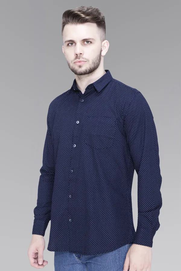 Navy_Cotton_Polka_Dot_Slim_Fit_Full_Sleeve_Shirt_For_Men