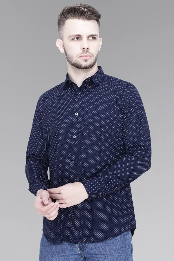 Navy_Cotton_Polka_Dot_Slim_Fit_Full_Sleeve_Shirt_For_Men