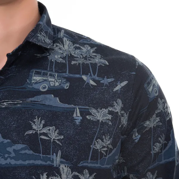 Blue_Cotton_Novelty_Slim_Fit_Full_Sleeve_Shirt_For_Men