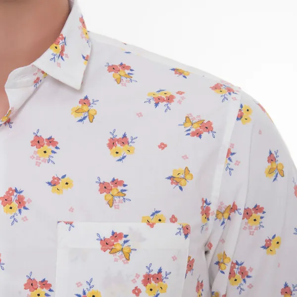 White_Cotton_Floral_Slim_Fit_Full_Sleeve_Shirt_For_Men