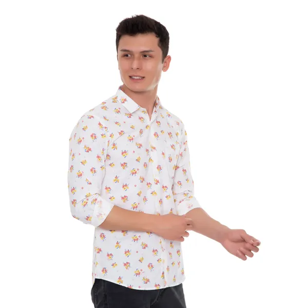 White_Cotton_Floral_Slim_Fit_Full_Sleeve_Shirt_For_Men