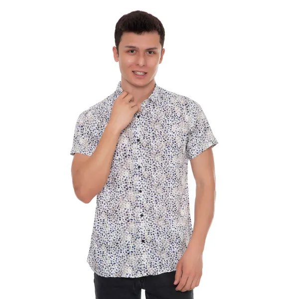 Grey_Rayon_Animal_Slim_Fit_Shirt_For_Men
