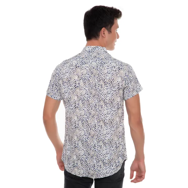 Grey_Rayon_Animal_Slim_Fit_Shirt_For_Men