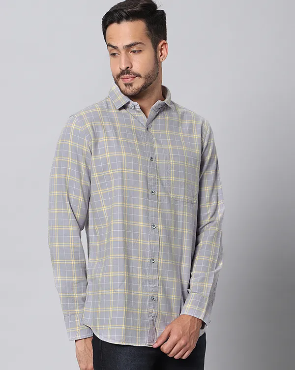 Grey_Cotton_Checks_Slim_Fit_Full_Sleeve_Shirt_For_Men