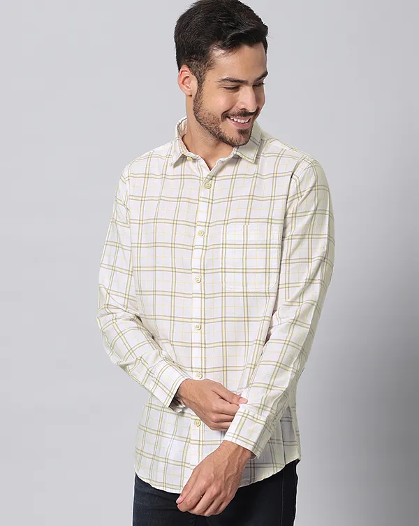 Cream_Cotton_Checks_Slim_Fit_Full_Sleeve_Shirt_For_Men