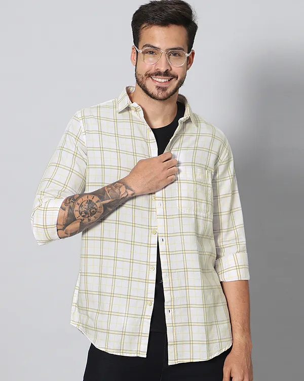 Cream_Cotton_Checks_Slim_Fit_Full_Sleeve_Shirt_For_Men