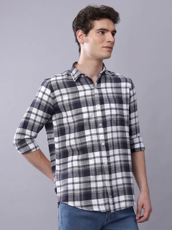 Mens_Checkered_Cotton_Shirt_Full_Sleeve_Casual_Plaid_Button_Down