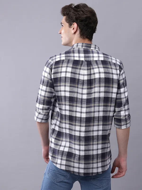Mens_Checkered_Cotton_Shirt_Full_Sleeve_Casual_Plaid_Button_Down