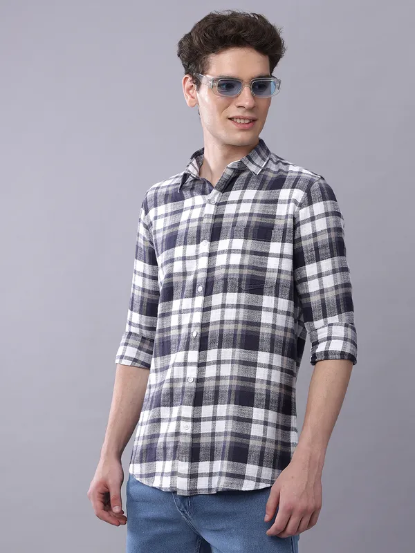 Mens_Checkered_Cotton_Shirt_Full_Sleeve_Casual_Plaid_Button_Down