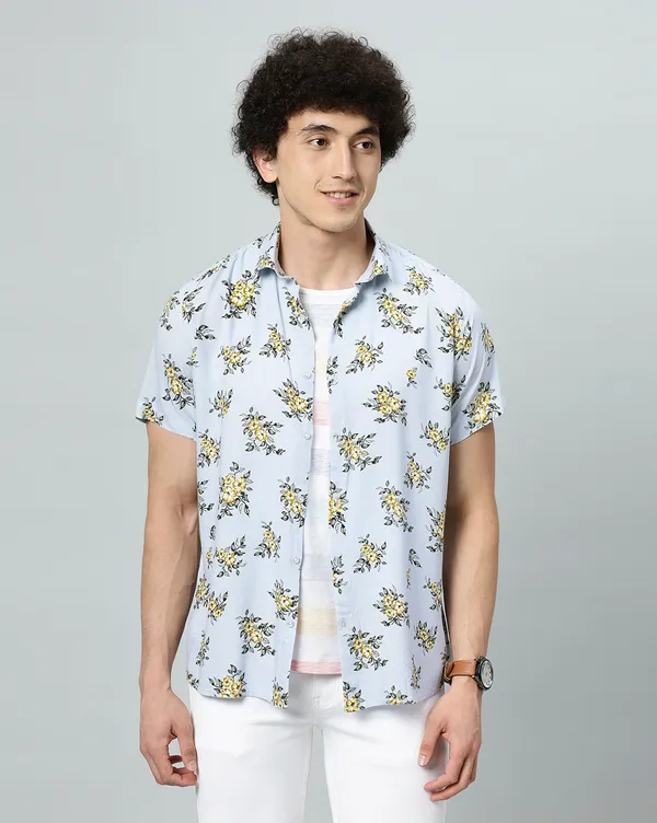 Blue_Rayon_Floral_Regular_Fit_Half_Sleeve_Shirt_For_Men
