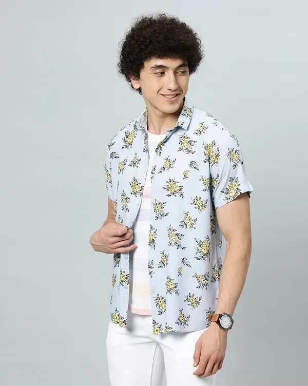 Blue_Rayon_Floral_Regular_Fit_Half_Sleeve_Shirt_For_Men