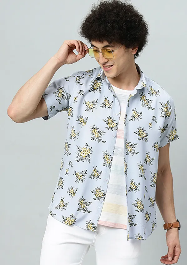 Blue_Rayon_Floral_Regular_Fit_Half_Sleeve_Shirt_For_Men
