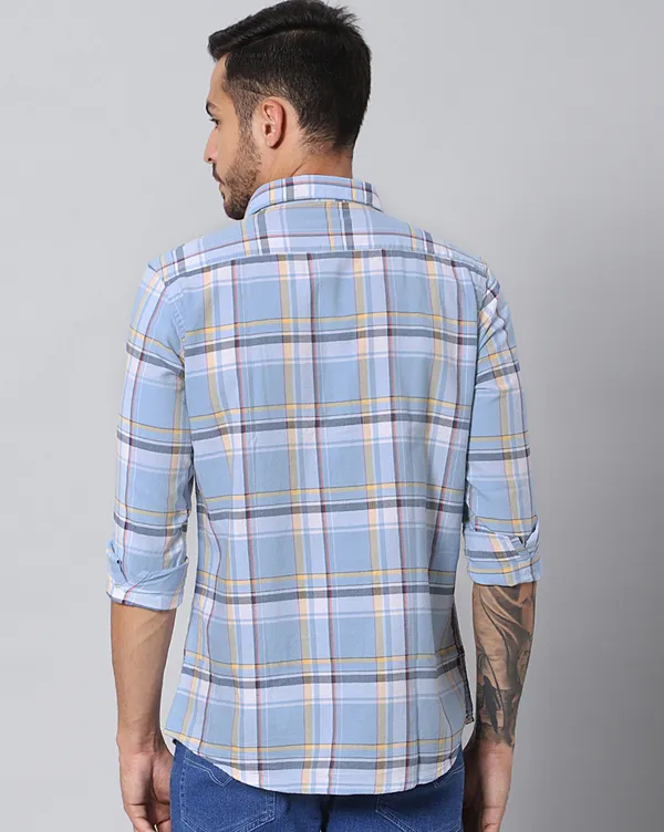 Blue_Cotton_Checks_Slim_Fit_Full_Sleeve_Shirt_For_Men