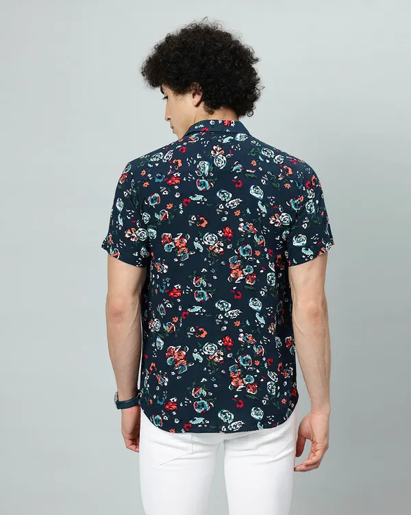 Teal_Rayon_Floral_Regular_Fit_Shirt_For_Men