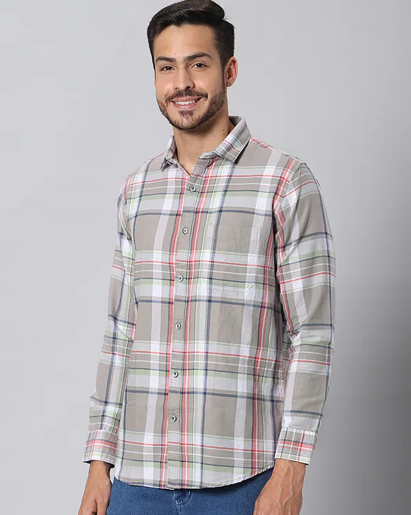 Grey_Cotton_Checks_Slim_Fit_Full_Sleeve_Shirt_For_Men