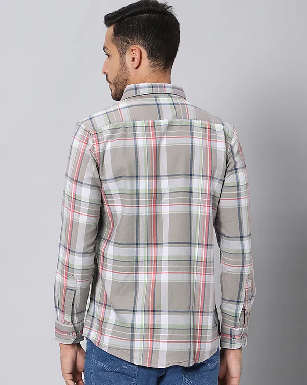 Grey_Cotton_Checks_Slim_Fit_Full_Sleeve_Shirt_For_Men