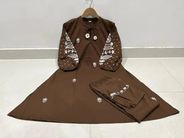 Brown_Cotton_60x60_kurta_pant_cord_set