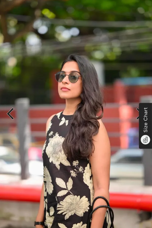 Beautiful_Black_Floral_Printed_Cotton__Kurta_with_Pant