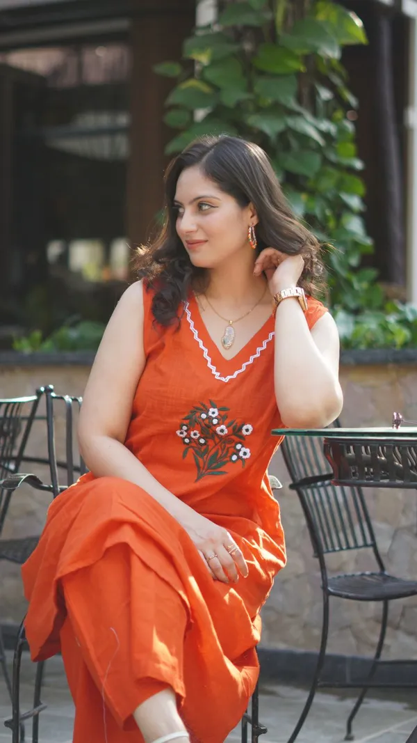 Fabric_Premium_Heavy_Slub_Cotton_Kurta_Palazzo