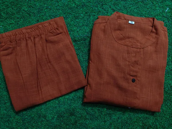 Pure_Cotton_Salb_Handwoven_Kurta_Work_Paired_With_Palazzo