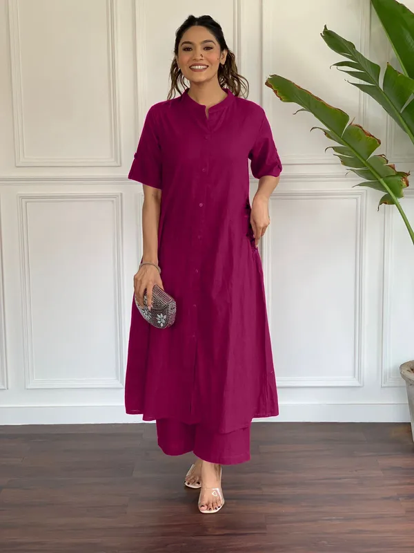Pure_Cotton_Salb_Handwoven_Kurta_Work_Paired_With_Palazzo