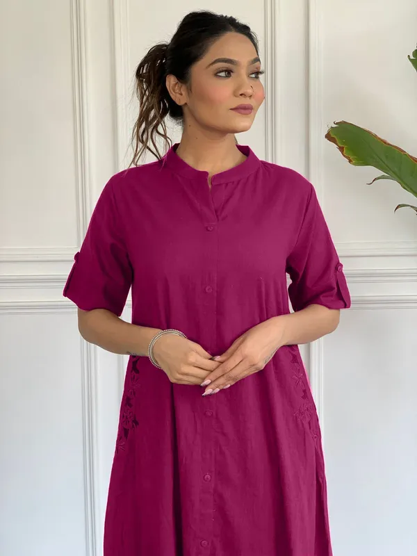 Pure_Cotton_Salb_Handwoven_Kurta_Work_Paired_With_Palazzo