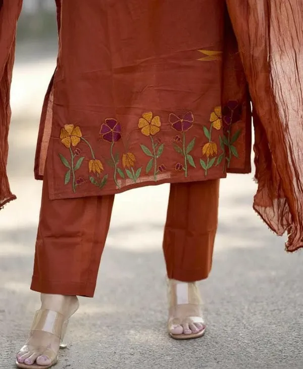 Kesariya_Grace_Pure_Cotton_Embroidered_Suit_Set_From_The_Heart_Of_Jaipur