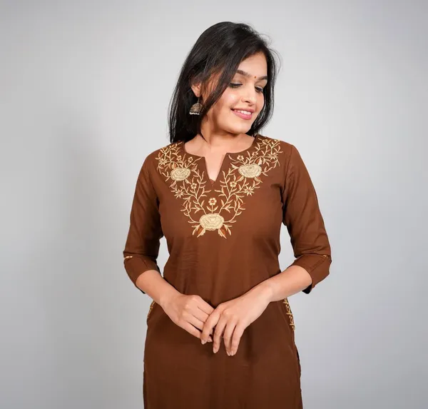 Cotton_Kurta_Pant_Sets_With_Embroidery_Work