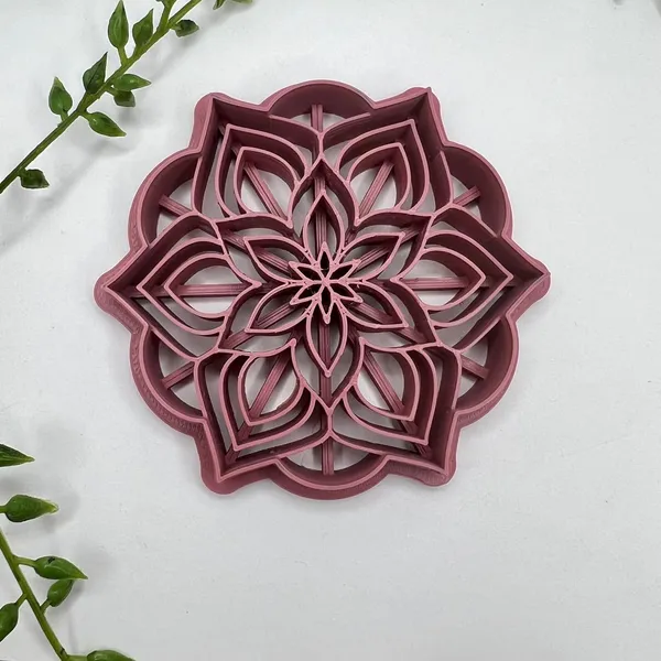 Multicolor_Mandala_Trinket_Dish_Cutter_|_10Cm_Flower_Clay_|_Jewelry_Dish_|_Boho_Clay_|_Embossing_Polymer_Clay_Tool_|