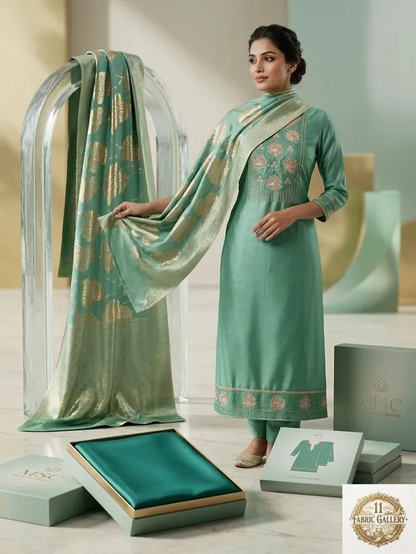 Sky_Blue_Premium_Fancy_Silk_Suit_Set_For_Women