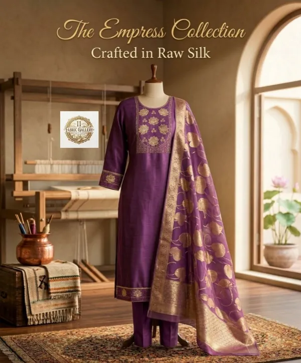 Purple_Premium_Fancy_Silk_Suit_Set_For_Women