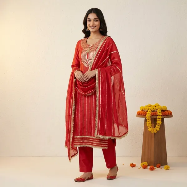 Gajri_Premium_Shimmer_Cotton_Suit_Set_For_Women