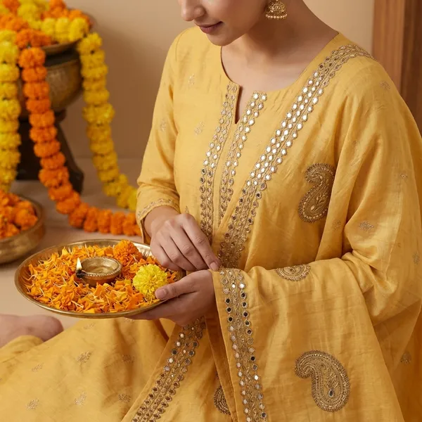 Yellow_Premium_Jam_Cotton_Suit_Set_For_Women