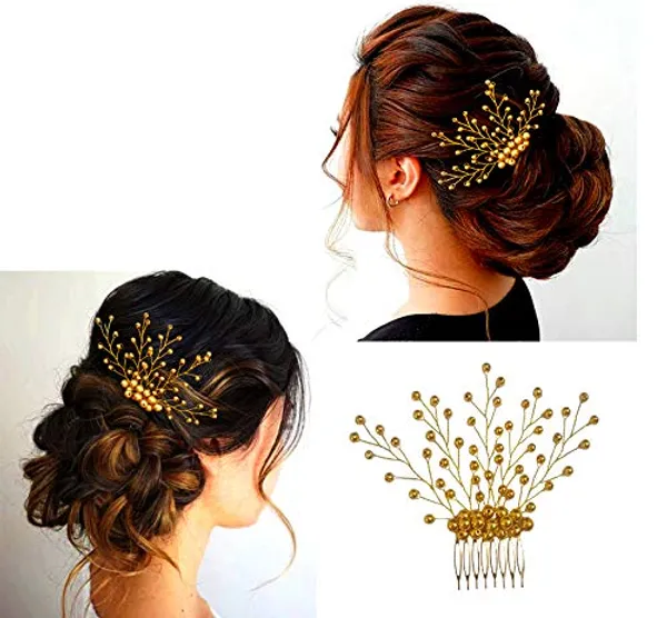 Gold_Comb_Slide_Hair_Accessories_For_Women_(9_X_9_X_1_Cm)