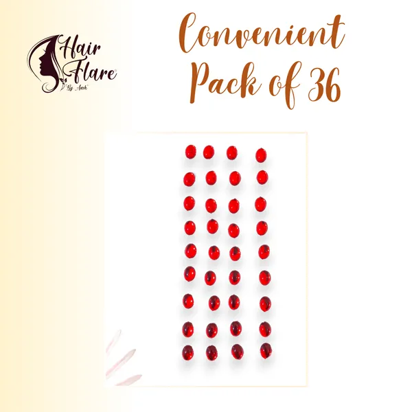 Red_Shimmering_Oval_Stick_On_Hair_Stickers_(36_Pieces)_(16_X_14_X_10_Cm)