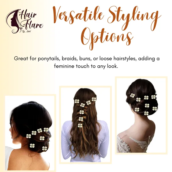 15-Piece_4-Petal_Pearl_Flower_Velcro_Hair_Accessory_Set_���������_Elegant_Floral_Design_with_Crystal_Center_for_Stylish_Hairstyles