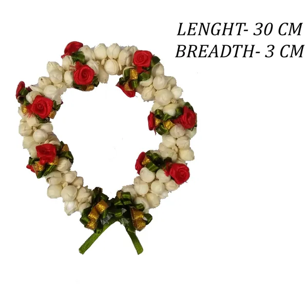 White_Gajra_Hair_Accessories_For_Women