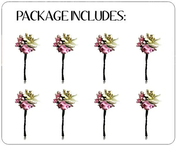 Pack_of_8_Baby_Pink_Artificial_Rose_Hair_Pin_For_Women